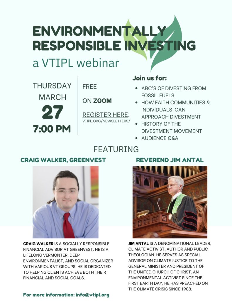 VTIPL Responsible investing